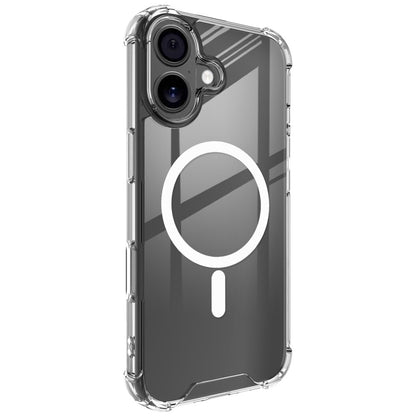 IMAK For iPhone 17 Case Compatible with MagSafe Shockproof PC TPU Clear Phone Cover