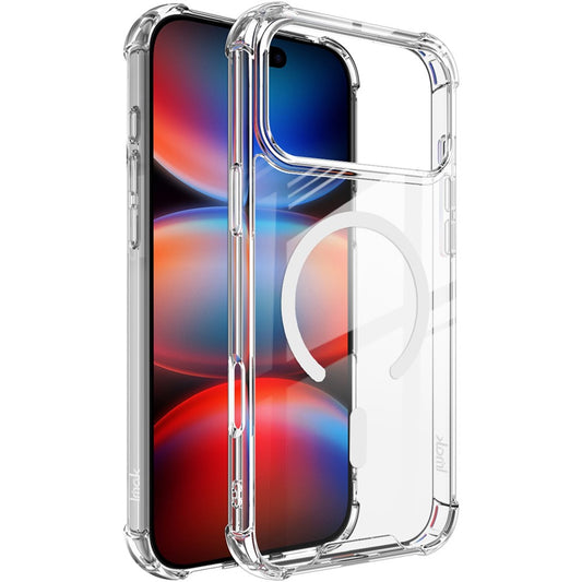 IMAK For iPhone 17 Pro Case Compatible with MagSafe Shockproof PC TPU Clear Phone Cover