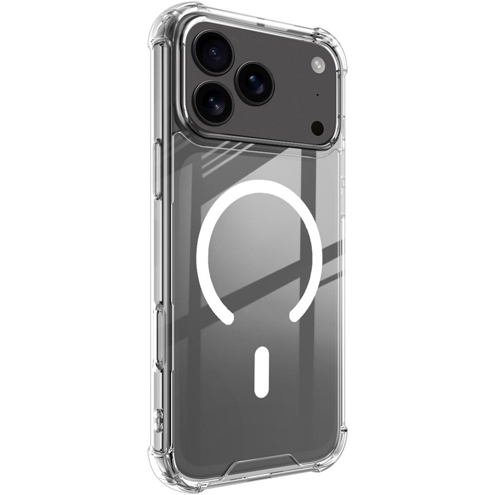 IMAK For iPhone 17 Pro Case Compatible with MagSafe Shockproof PC TPU Clear Phone Cover