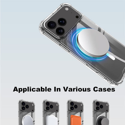 IMAK For iPhone 17 Pro Case Compatible with MagSafe Shockproof PC TPU Clear Phone Cover