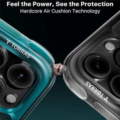 TORRAS Ostand Q3 Air Series For iPhone 16 Pro Case with Kickstand Compatible with MagSafe Shockproof PC + TPU Phone Cover (Amazon Packaging, No EAN Code)
