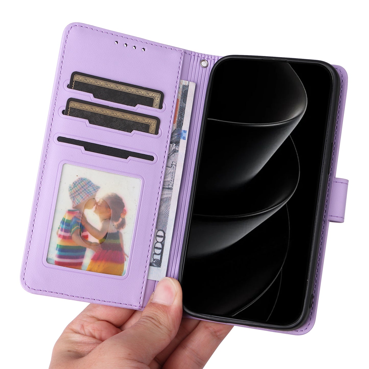 BETOPNICE For iPhone 17 Pro Max Magnetic Case  Detachable PU Leather Phone Cover with Strap