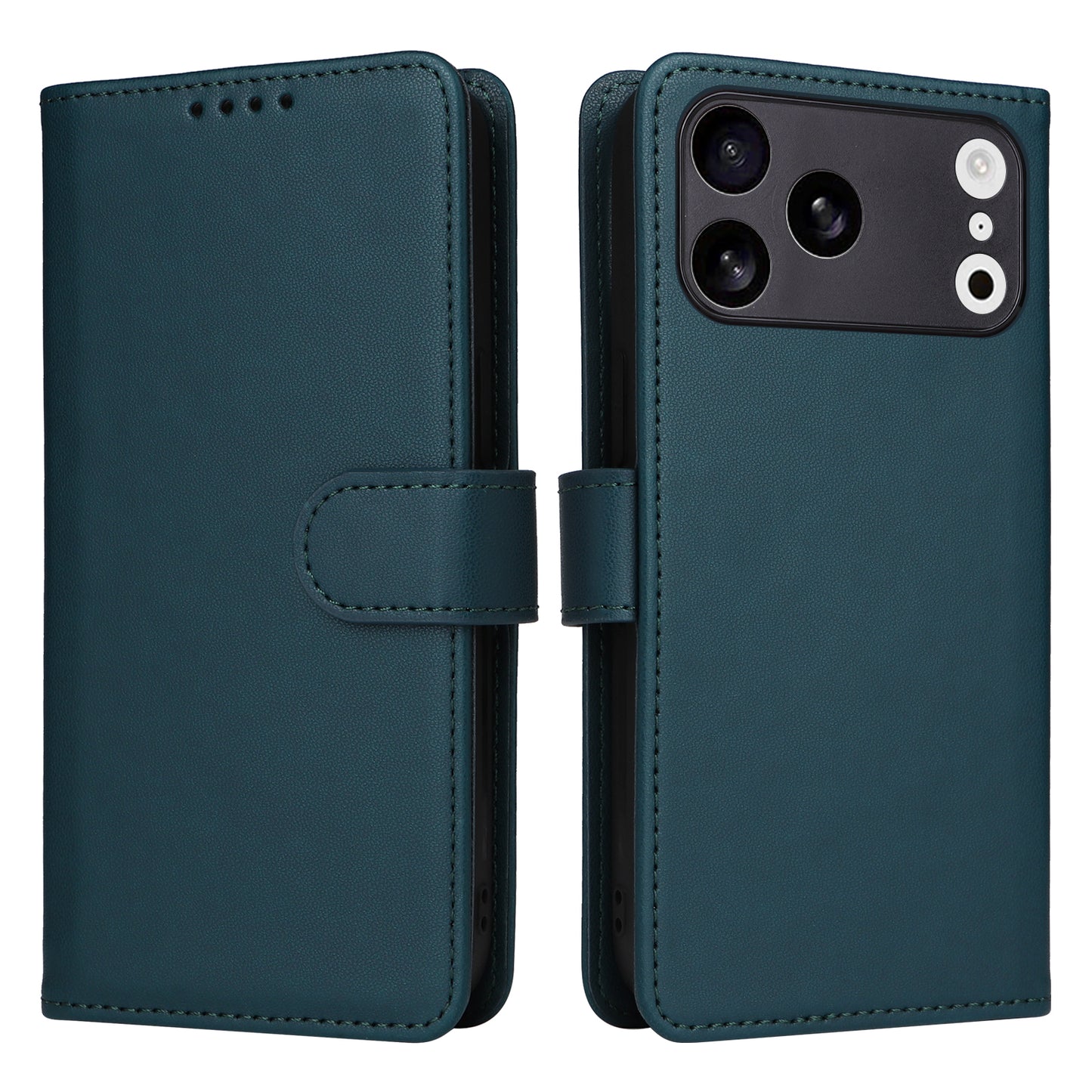 BETOPNICE For iPhone 17 Pro Max Magnetic Case  Detachable PU Leather Phone Cover with Strap