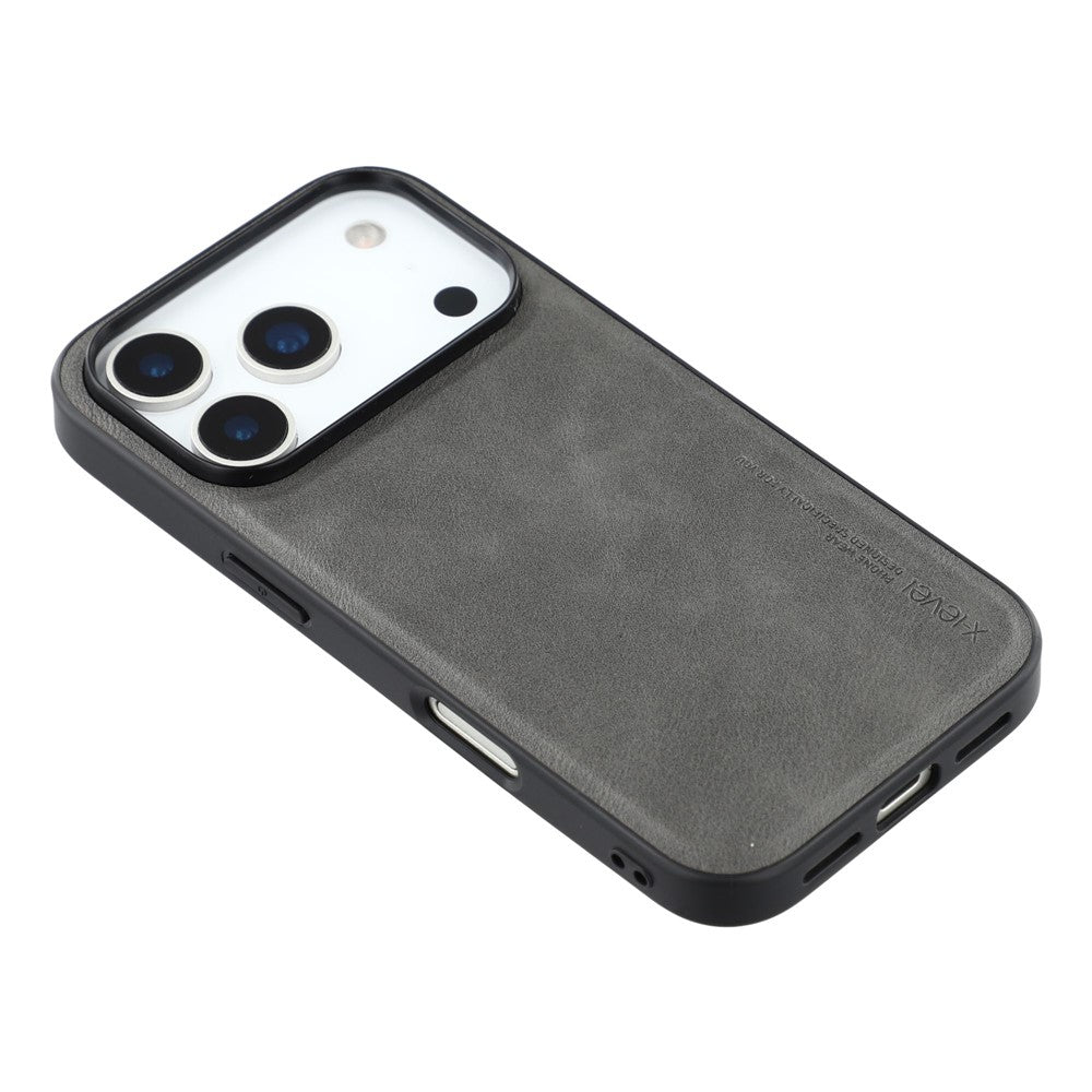 X-LEVEL Bojue-3 Series For iPhone 17 Pro Max Case Leather Coated PC + TPU Phone Back Cover