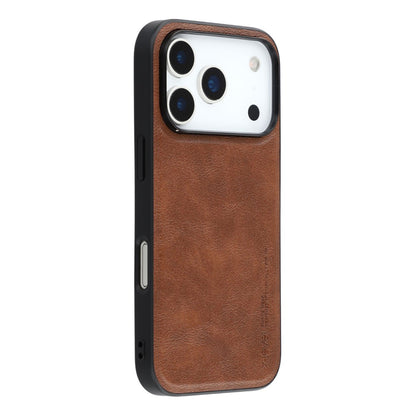 X-LEVEL Bojue-3 Series For iPhone 17 Pro Max Case Leather Coated PC + TPU Phone Back Cover