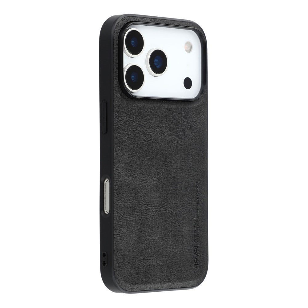 X-LEVEL Bojue-3 Series For iPhone 17 Pro Max Case Leather Coated PC + TPU Phone Back Cover