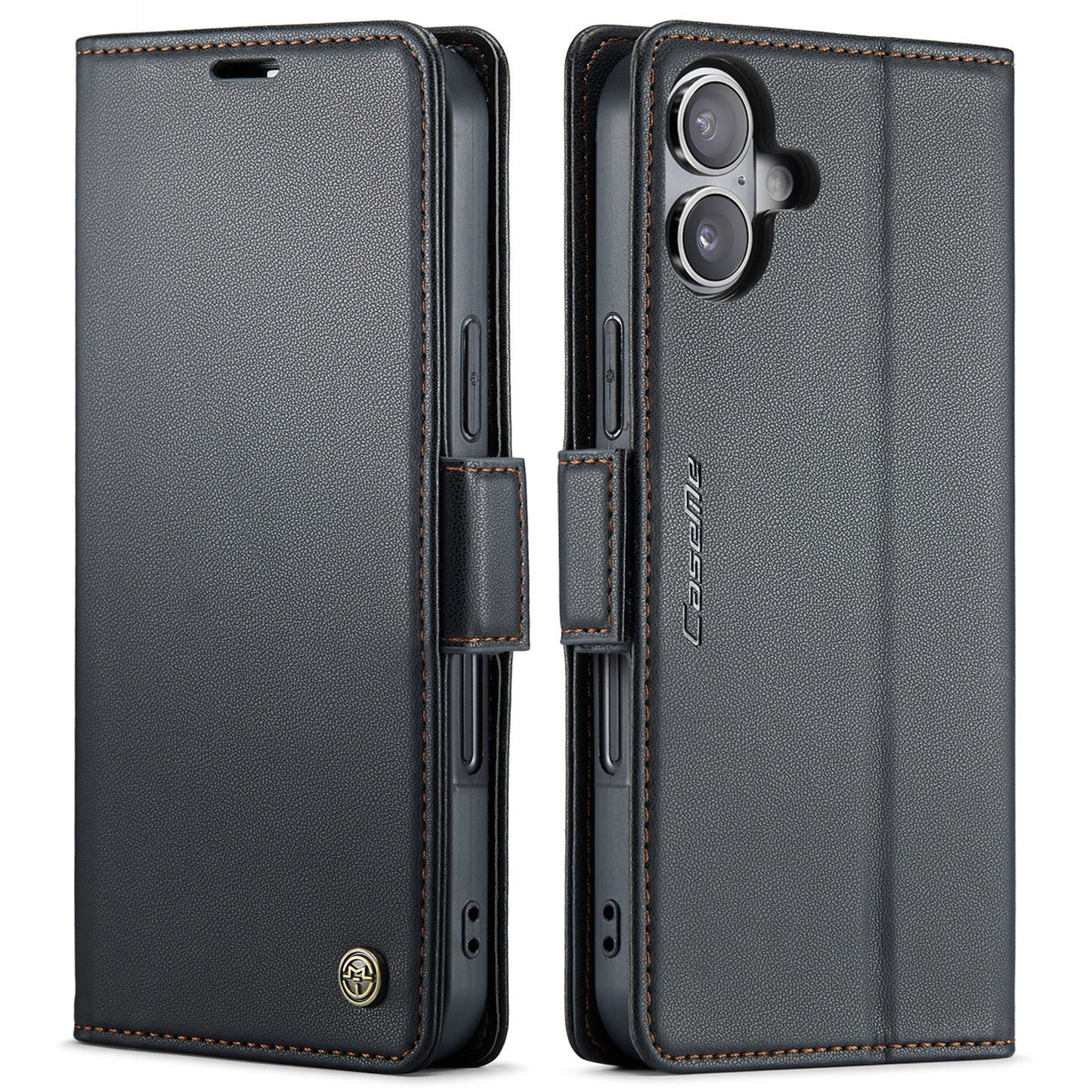 CASEME For iPhone 17 Case  023 Series RFID Blocking Glossy Stand Phone Cover