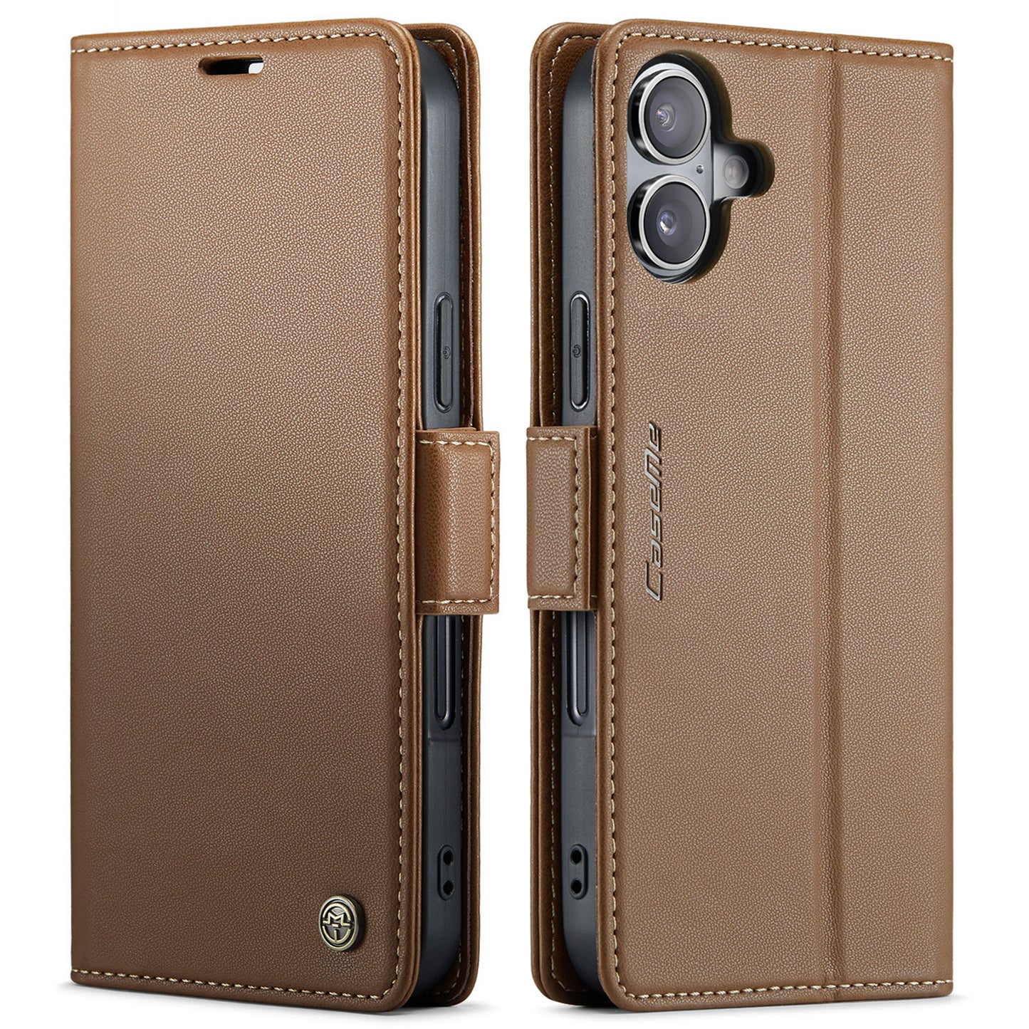 CASEME For iPhone 17 Case  023 Series RFID Blocking Glossy Stand Phone Cover
