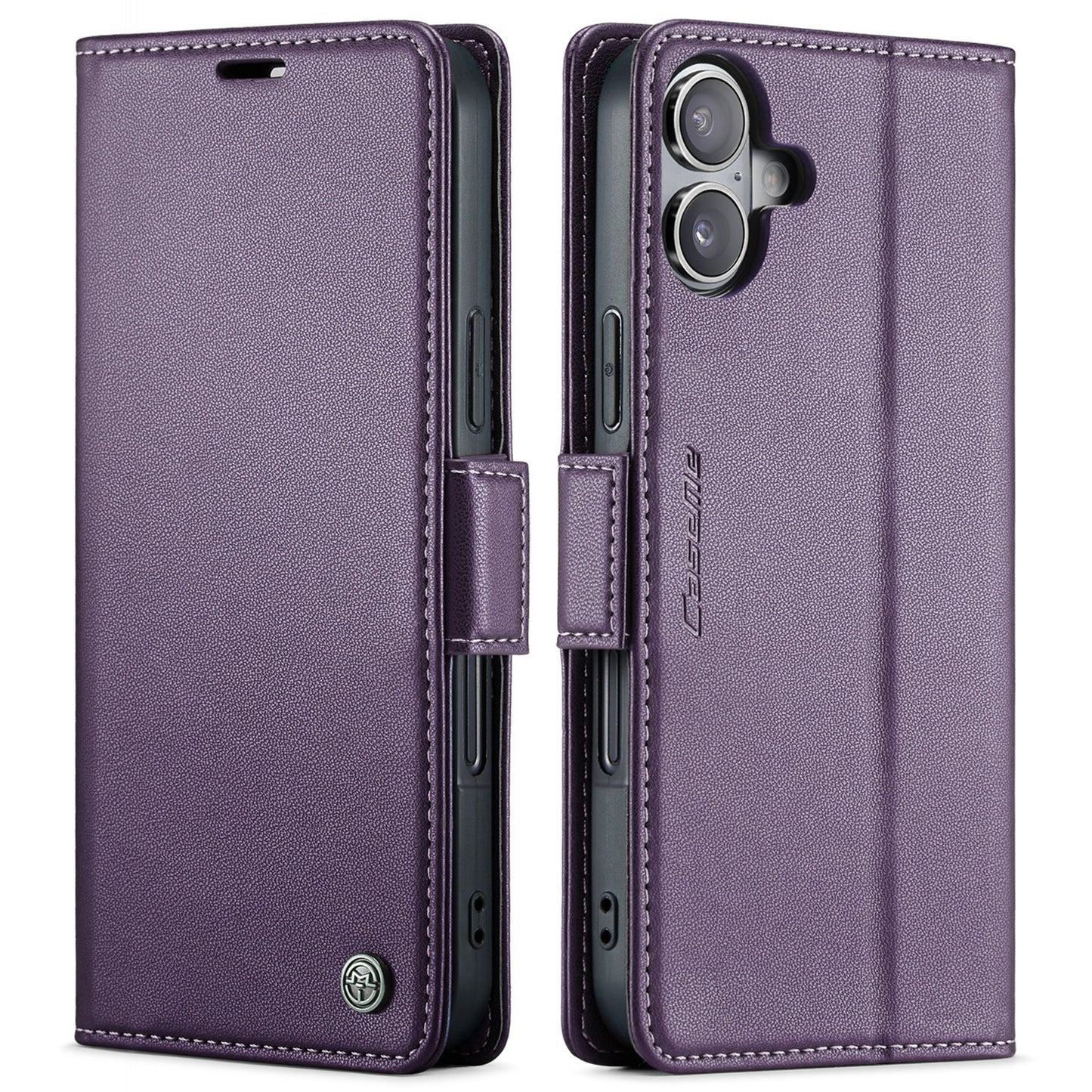 CASEME For iPhone 17 Case  023 Series RFID Blocking Glossy Stand Phone Cover