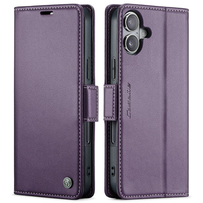CASEME For iPhone 17 Case  023 Series RFID Blocking Glossy Stand Phone Cover
