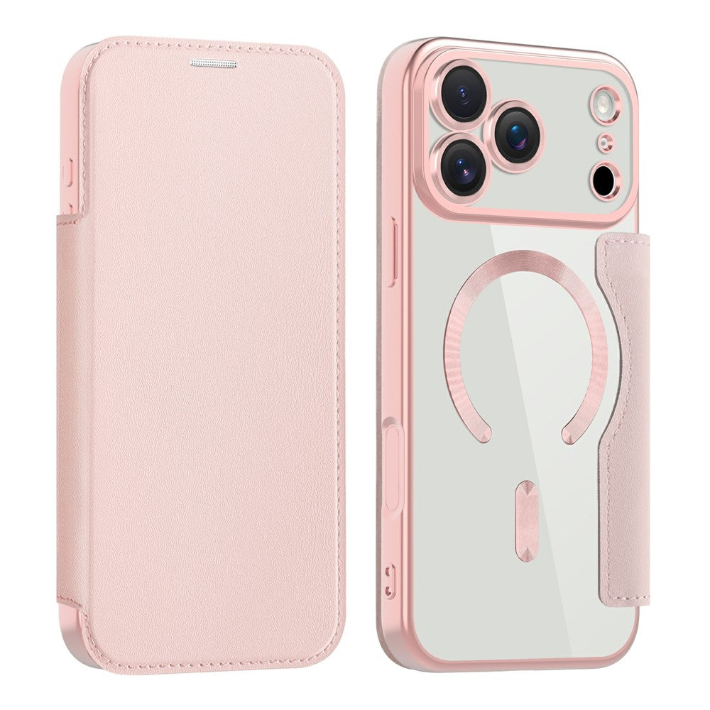 For iPhone 17 Pro Max Case Compatible with MagSafe RFID Blocking Card Holder Leather Phone Cover