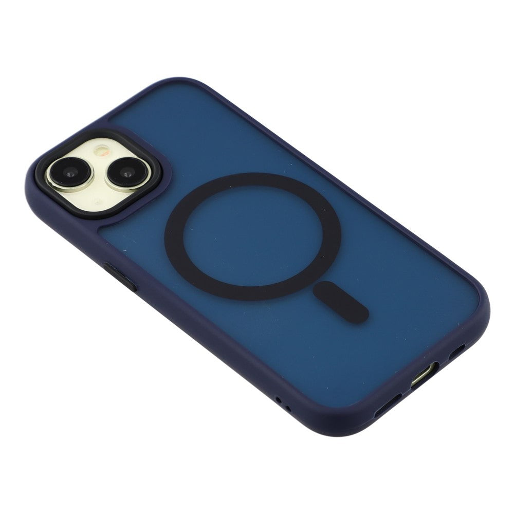 For iPhone 14 Plus Case Compatible with MagSafe Skin-Touch PC + TPU Phone Cover