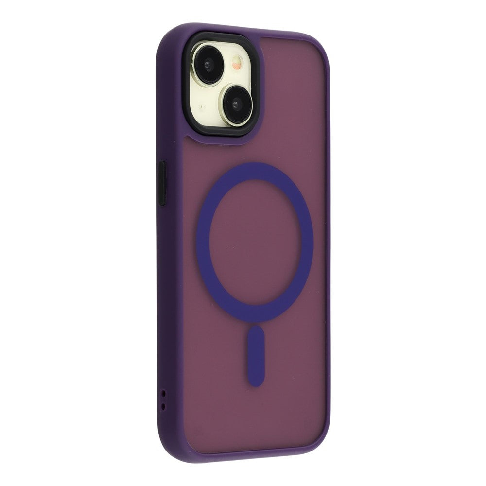 For iPhone 14 Plus Case Compatible with MagSafe Skin-Touch PC + TPU Phone Cover
