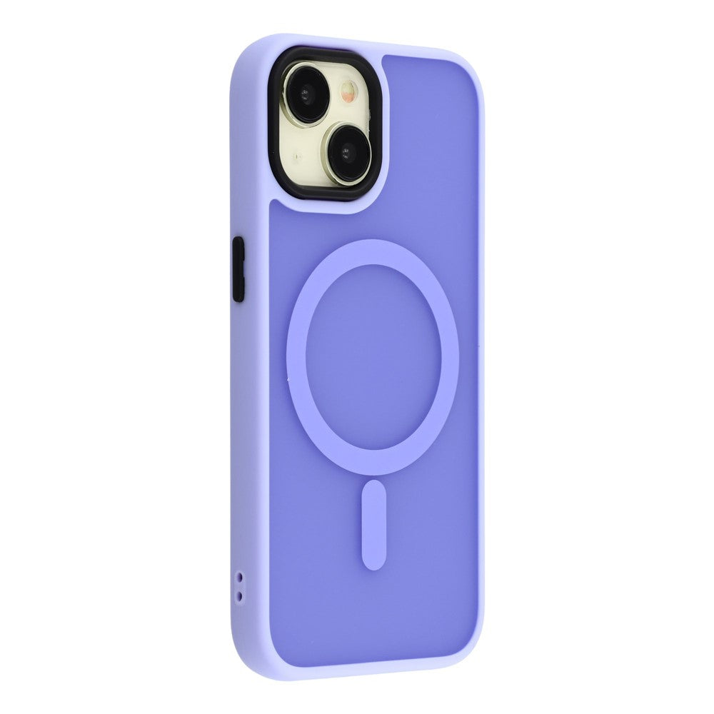 For iPhone 14 Plus Case Compatible with MagSafe Skin-Touch PC + TPU Phone Cover