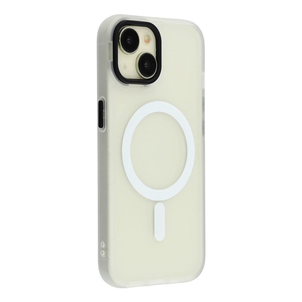 For iPhone 14 Plus Case Compatible with MagSafe Skin-Touch PC + TPU Phone Cover