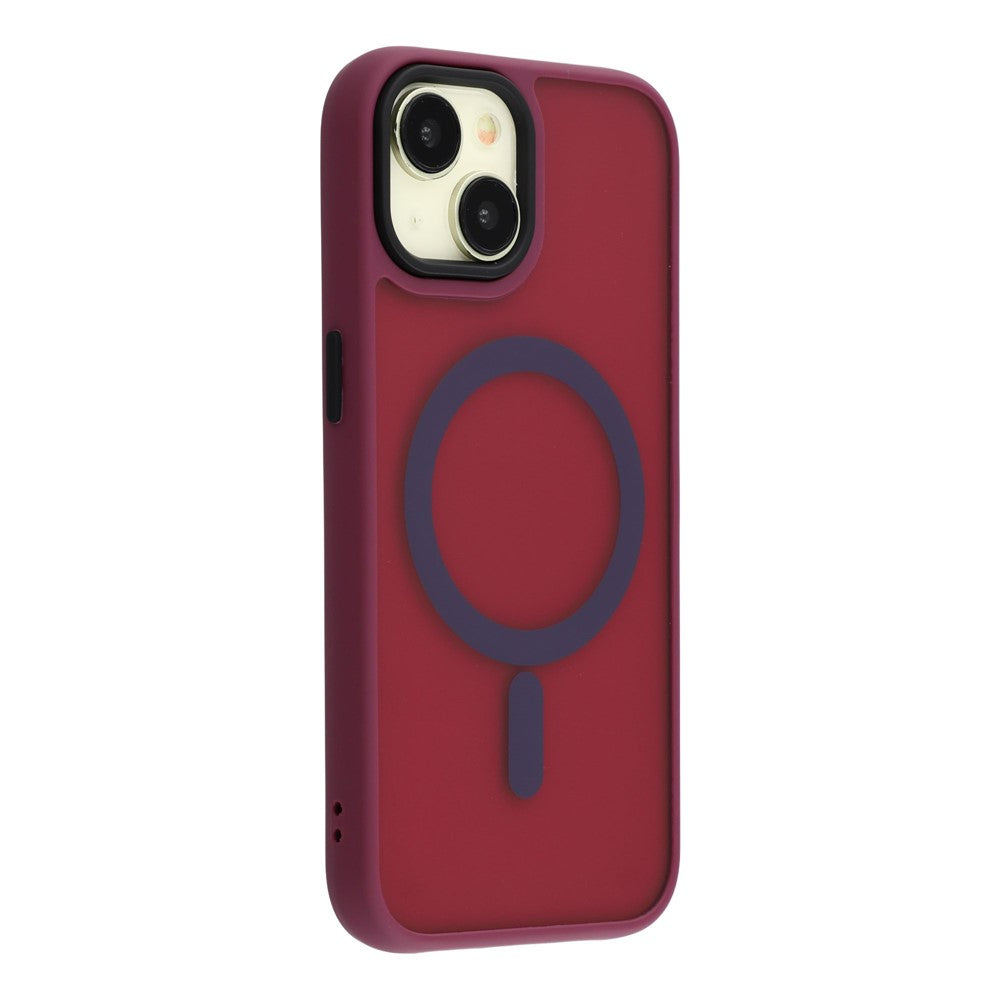 For iPhone 14 Plus Case Compatible with MagSafe Skin-Touch PC + TPU Phone Cover