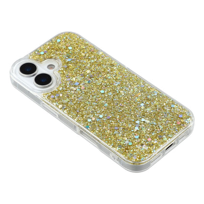 For iPhone 17 Case Shockproof Soft TPU Phone Cover Glittery Design