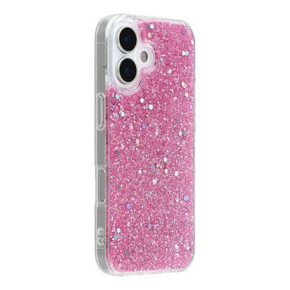 For iPhone 17 Case Shockproof Soft TPU Phone Cover Glittery Design