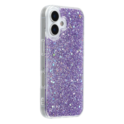 For iPhone 17 Case Shockproof Soft TPU Phone Cover Glittery Design