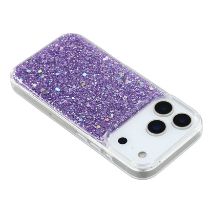 For iPhone 17 Pro Case Shockproof Soft TPU Phone Cover Glittery Design