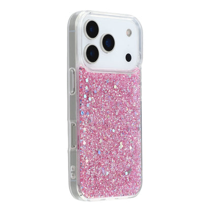 For iPhone 17 Pro Case Shockproof Soft TPU Phone Cover Glittery Design