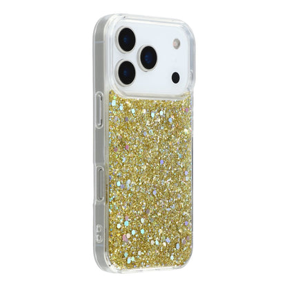 For iPhone 17 Pro Case Shockproof Soft TPU Phone Cover Glittery Design