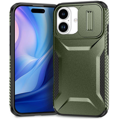 For iPhone 17 Case Camshield TPU + PC Phone Cover Non-Slip Side Edge