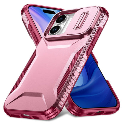 For iPhone 17 Case Camshield TPU + PC Phone Cover Non-Slip Side Edge