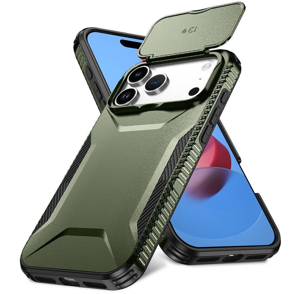 For iPhone 17 Pro Max Case Camshield TPU + PC Phone Cover Non-Slip Side Edge