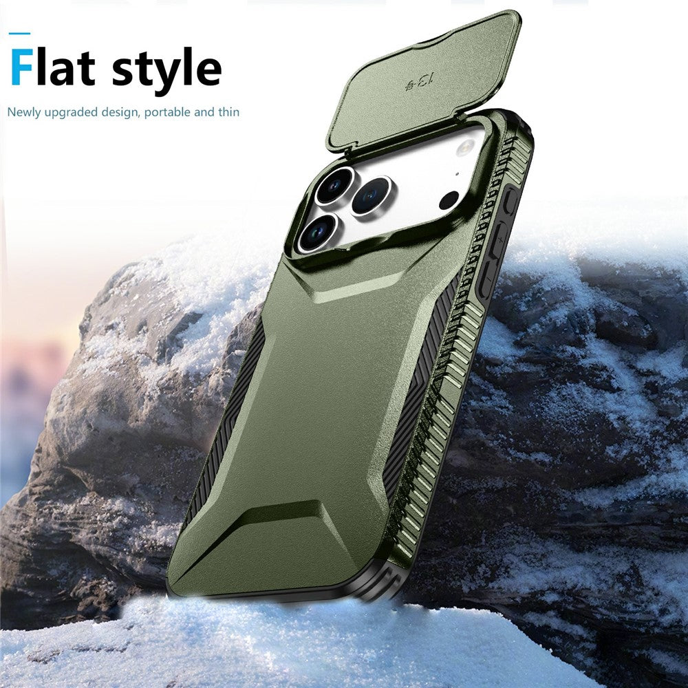 For iPhone 17 Pro Max Case Camshield TPU + PC Phone Cover Non-Slip Side Edge