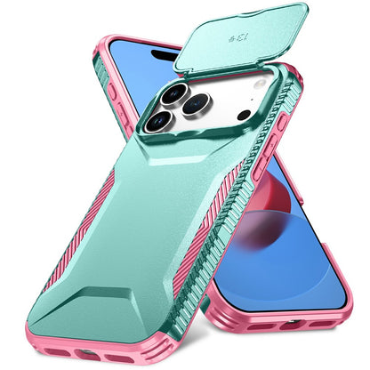 For iPhone 17 Pro Max Case Camshield TPU + PC Phone Cover Non-Slip Side Edge