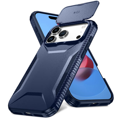 For iPhone 17 Pro Max Case Camshield TPU + PC Phone Cover Non-Slip Side Edge
