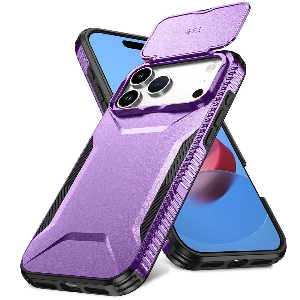 For iPhone 17 Pro Max Case Camshield TPU + PC Phone Cover Non-Slip Side Edge