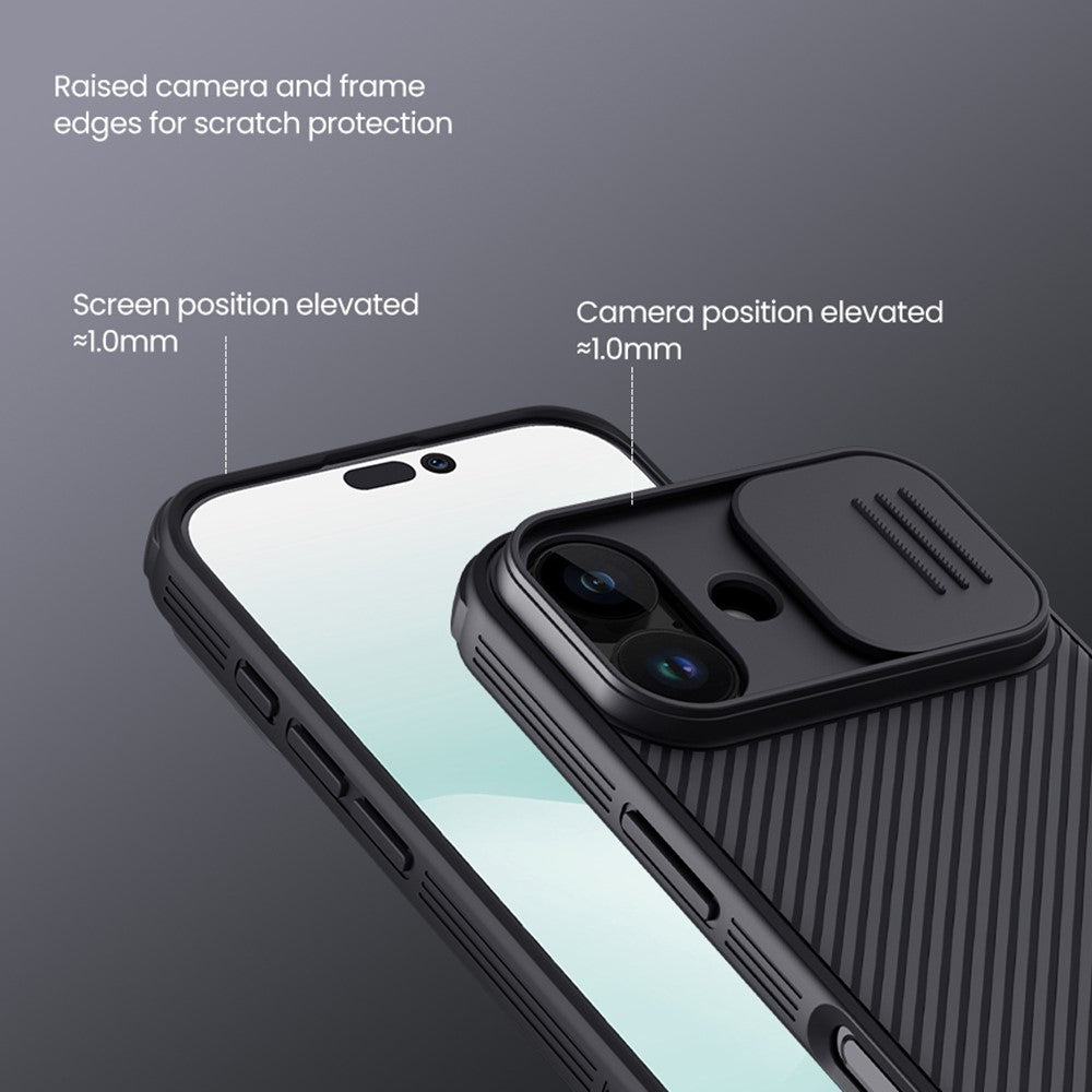 NILLKIN Camshield Pro Series for iPhone 17 Case PC + TPU Phone Cover with Camera Slider