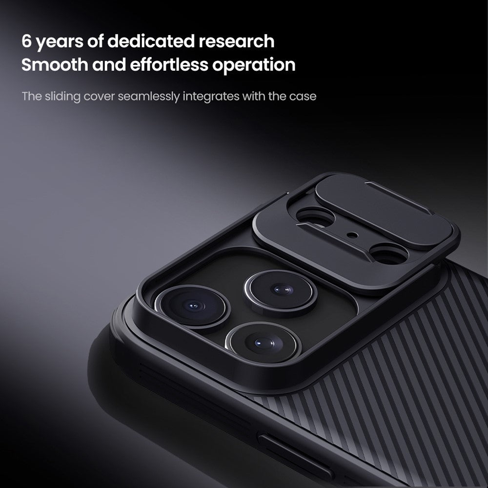 NILLKIN Camshield Pro Series for iPhone 17 Pro Case PC + TPU Slide Camera Lid Phone Cover