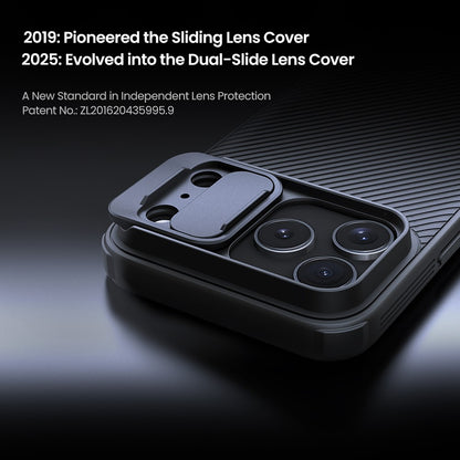 NILLKIN Camshield Pro Series for iPhone 17 Pro Max Case PC + TPU Slide Camera Lid Phone Cover