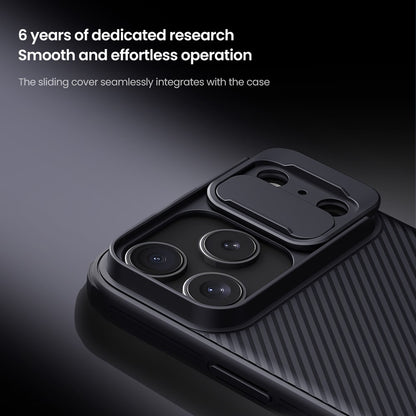 NILLKIN Camshield Pro Series for iPhone 17 Pro Max Case PC + TPU Slide Camera Lid Phone Cover