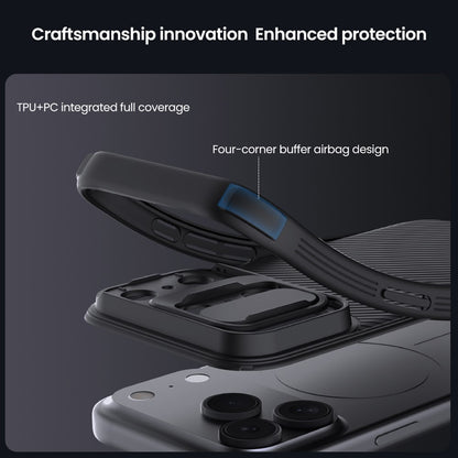 NILLKIN Camshield Pro Series for iPhone 17 Pro Max Case PC + TPU Slide Camera Lid Phone Cover
