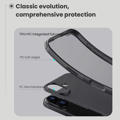 NILLKIN Frosted Shield Pro For iPhone 17 Case Matte PC + TPU Phone Cover