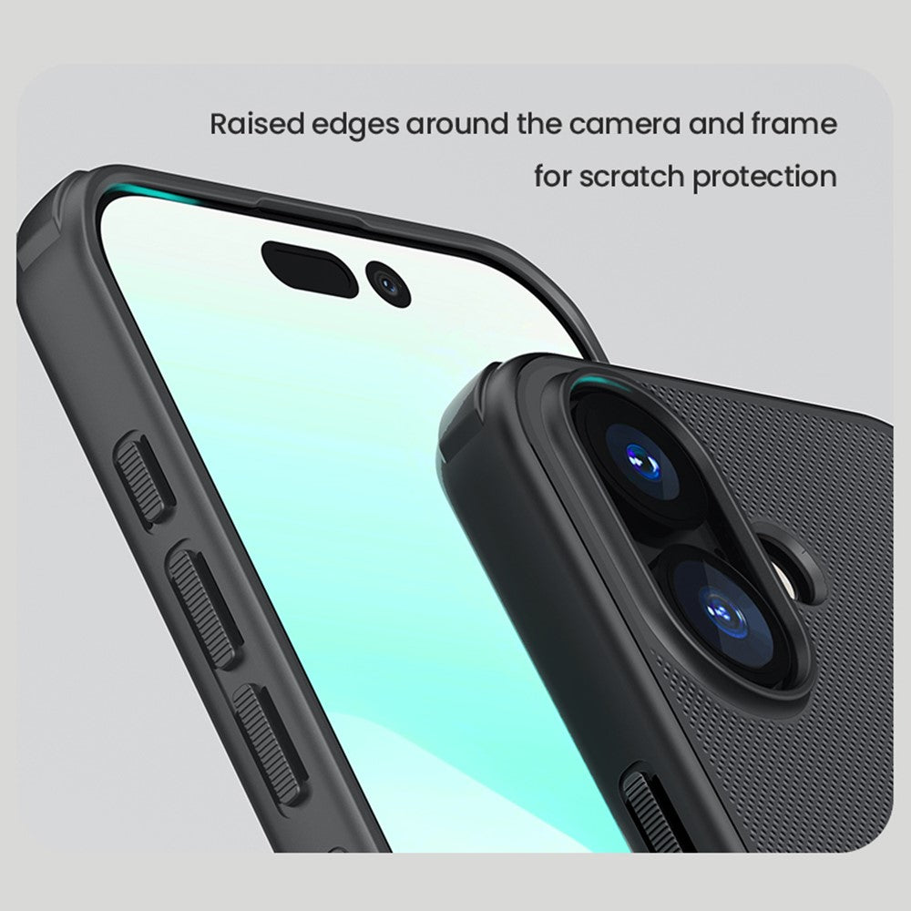 NILLKIN Frosted Shield Pro For iPhone 17 Case Matte PC + TPU Phone Cover