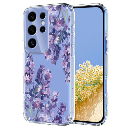 For Samsung Galaxy S25 Ultra Case Butterfly Floral Pattern Printing TPU Phone Back Cover