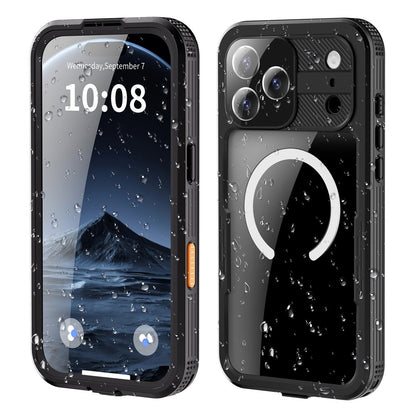 REDPEPPER For iPhone 17 Pro Max IP68 Waterproof Case Clear Back Phone Cover Compatible with MagSafe
