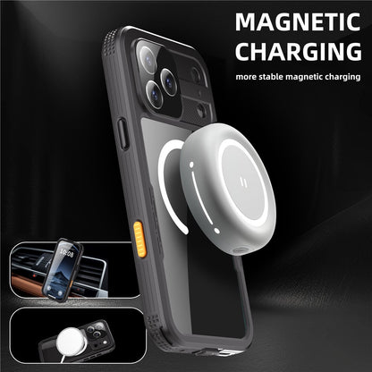 REDPEPPER For iPhone 17 Pro Max IP68 Waterproof Case Clear Back Phone Cover Compatible with MagSafe