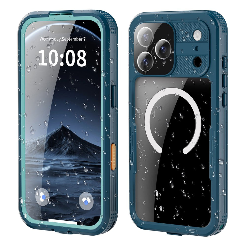 REDPEPPER For iPhone 17 Pro Max IP68 Waterproof Case Clear Back Phone Cover Compatible with MagSafe