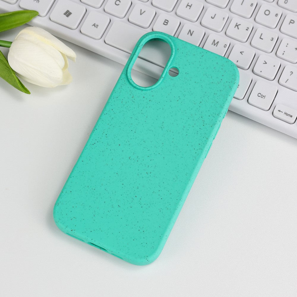 For iPhone 17 Case Biodegradable Wheat Straw + TPU Matte Phone Cover
