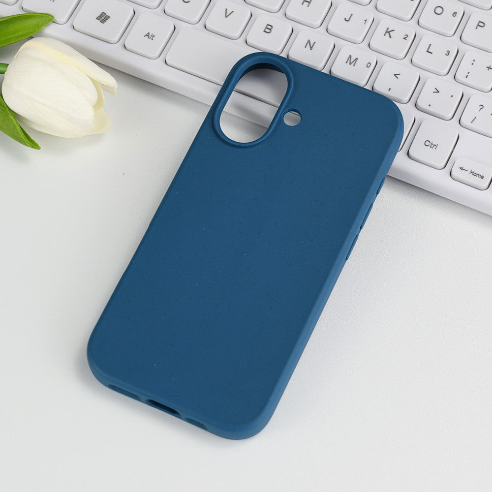 For iPhone 17 Case Biodegradable Wheat Straw + TPU Matte Phone Cover