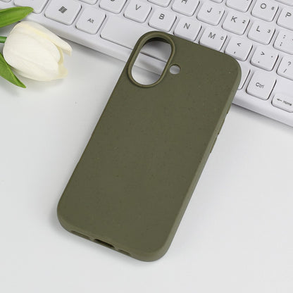 For iPhone 17 Case Biodegradable Wheat Straw + TPU Matte Phone Cover