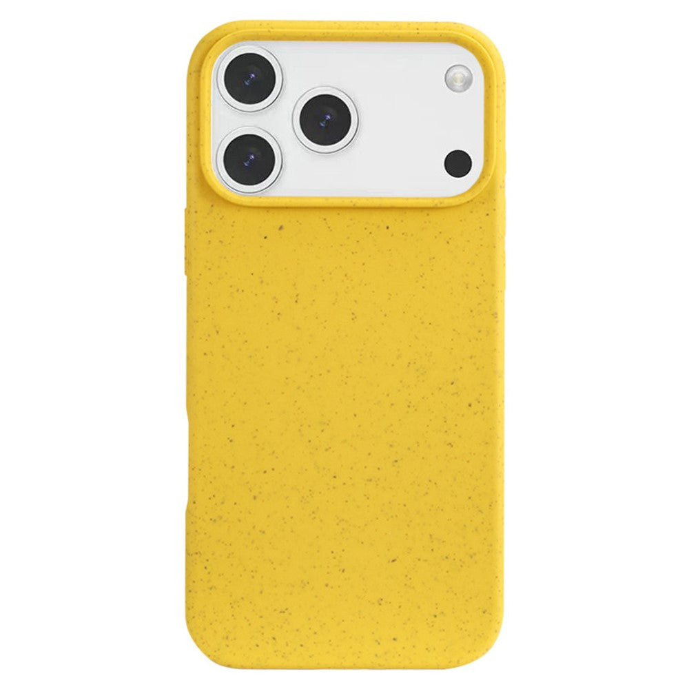 For iPhone 17 Pro Case Biodegradable Wheat Straw + TPU Matte Phone Cover