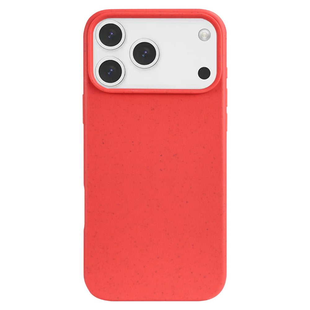 For iPhone 17 Pro Case Biodegradable Wheat Straw + TPU Matte Phone Cover