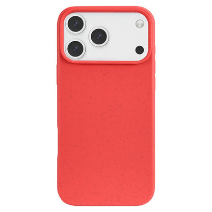 For iPhone 17 Pro Case Biodegradable Wheat Straw + TPU Matte Phone Cover